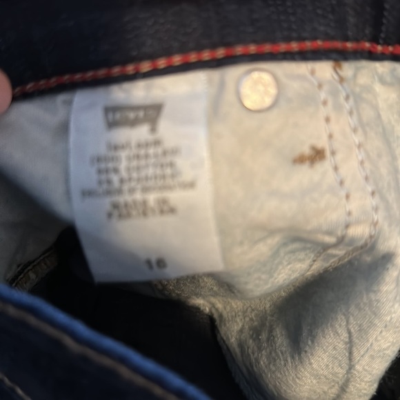 Levi’s 512 perfectly slimming ankle pencil jeans Size 16 - Picture 10 of 10